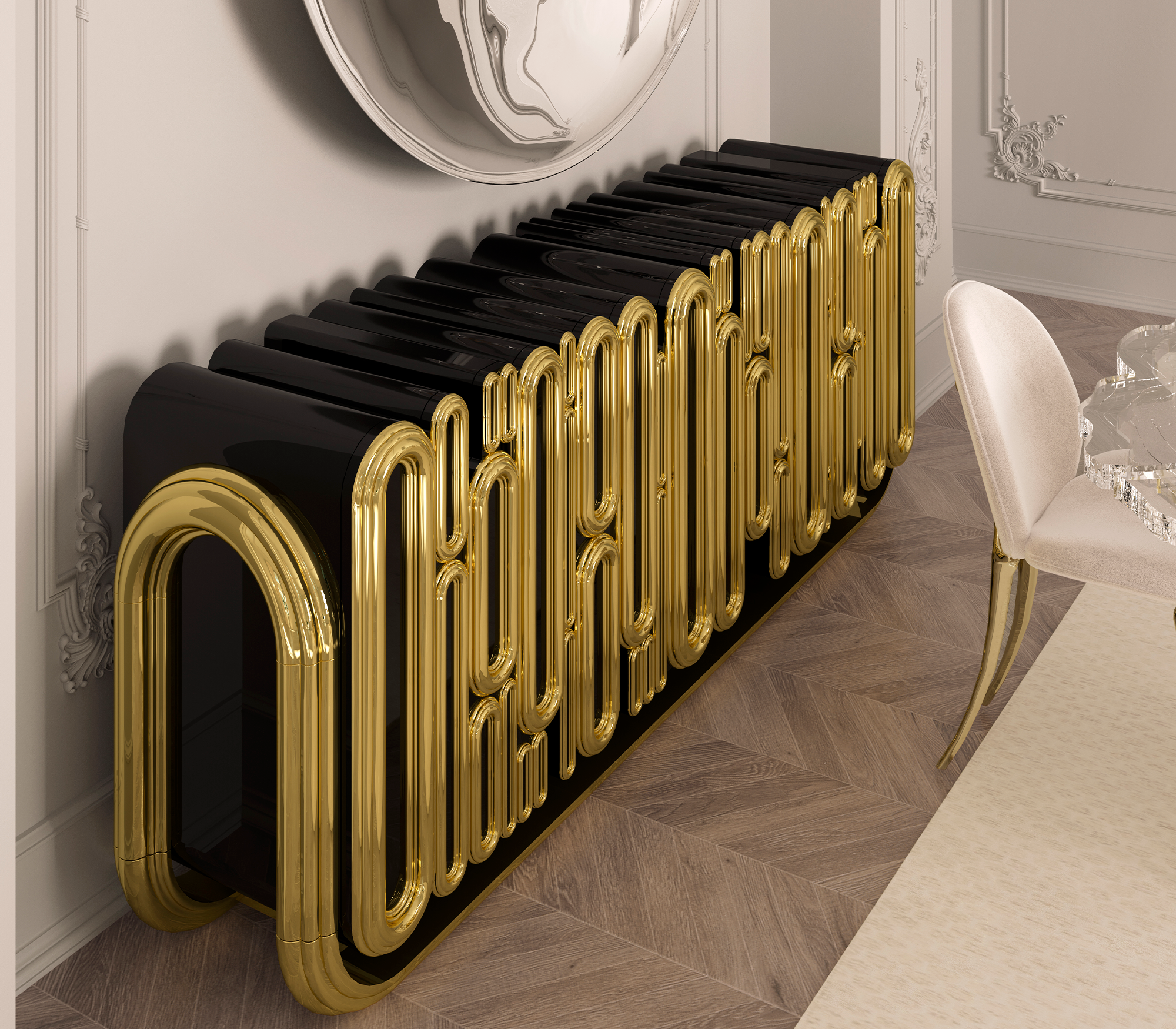 Тумба Ellipse Gold