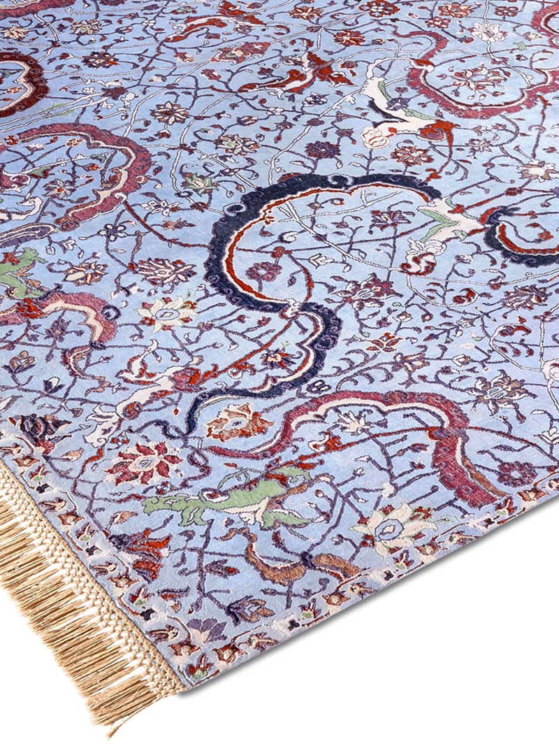 Преміальний килим ручної роботи Tabriz Light Blue