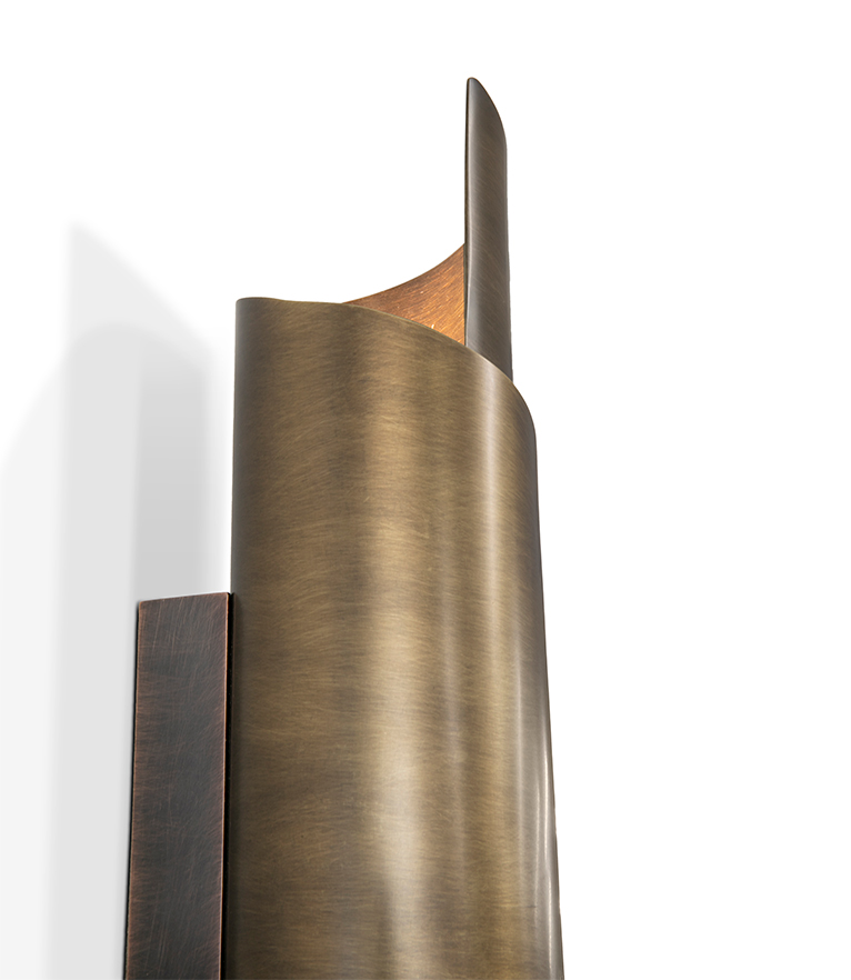 Настенный светильник Aged Brass
