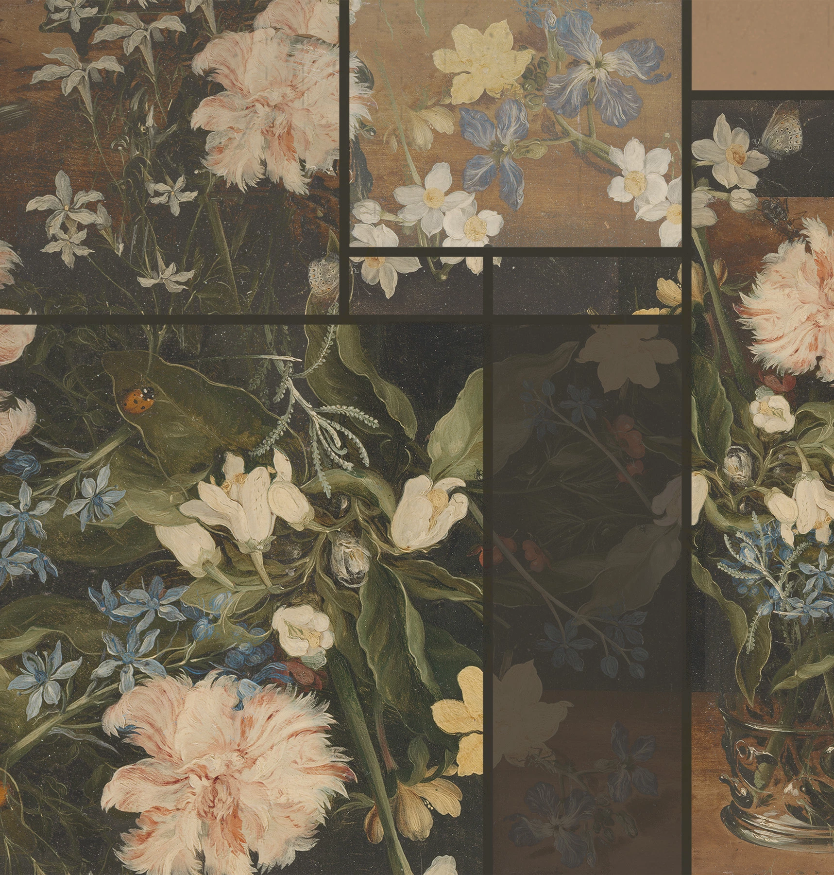 Обои Vintage Flowers