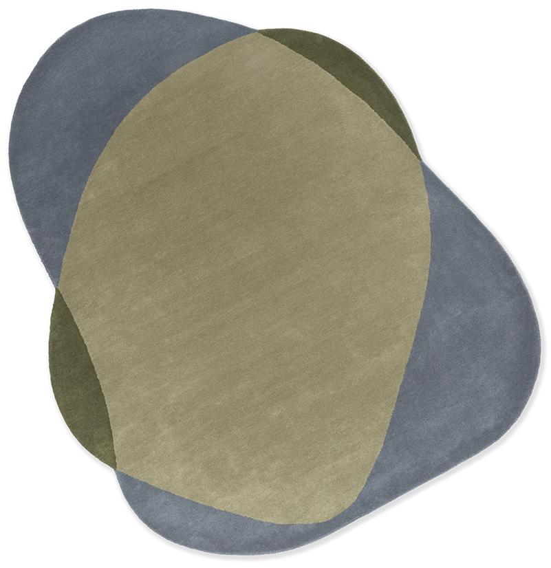Килим Essence Chad Grey Green | Розмір: 200 x 220 см