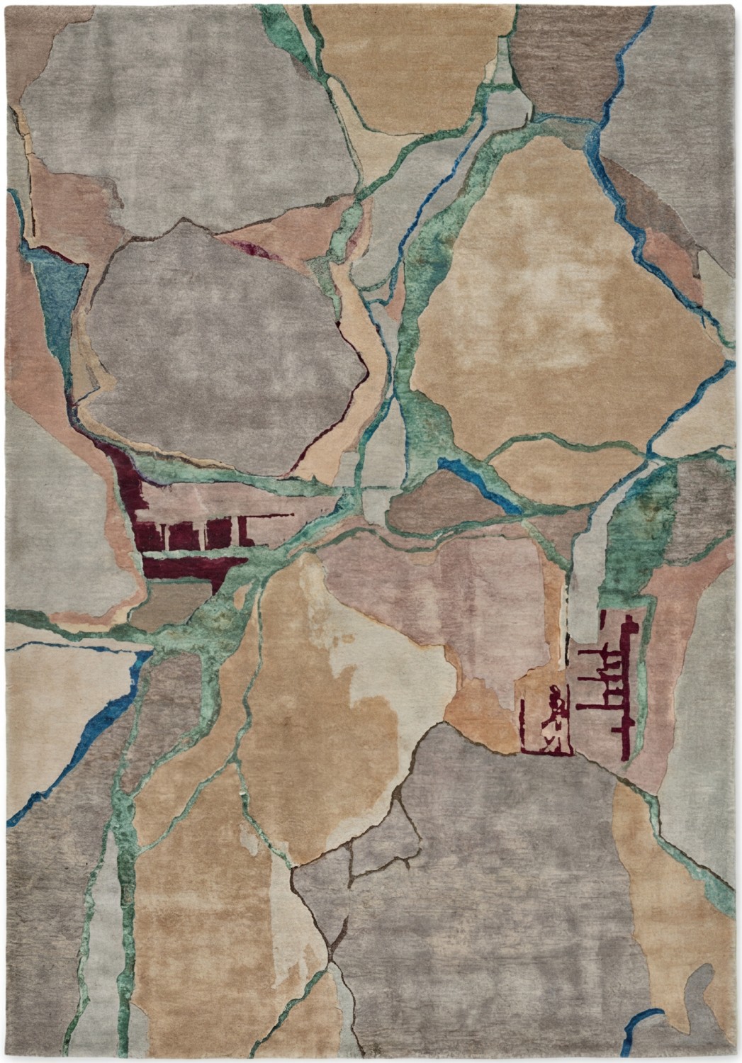 Авторский ковер Tectonic Veins