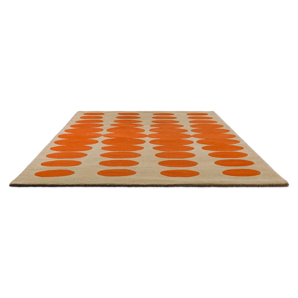 Ковёр Optical Oval Orange/Sand