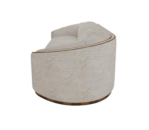 Бежевый изогнутый диван Premium Comfort