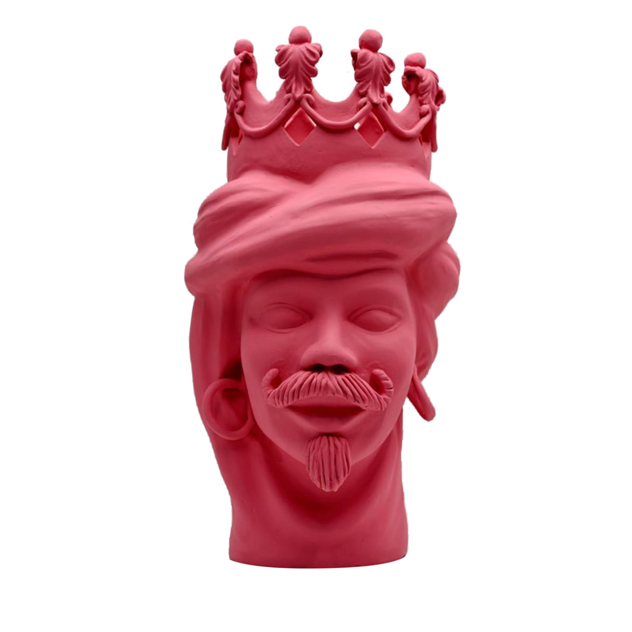 Розовая скульптура Moor's Head