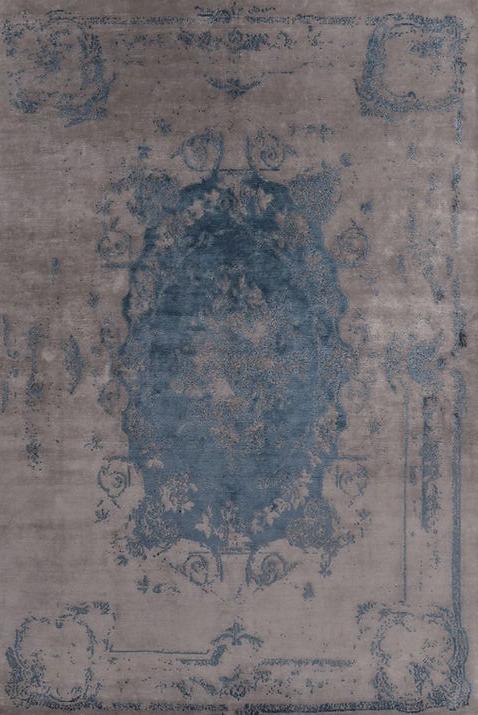 Ковер ручной работы Bamboo Silk Blue