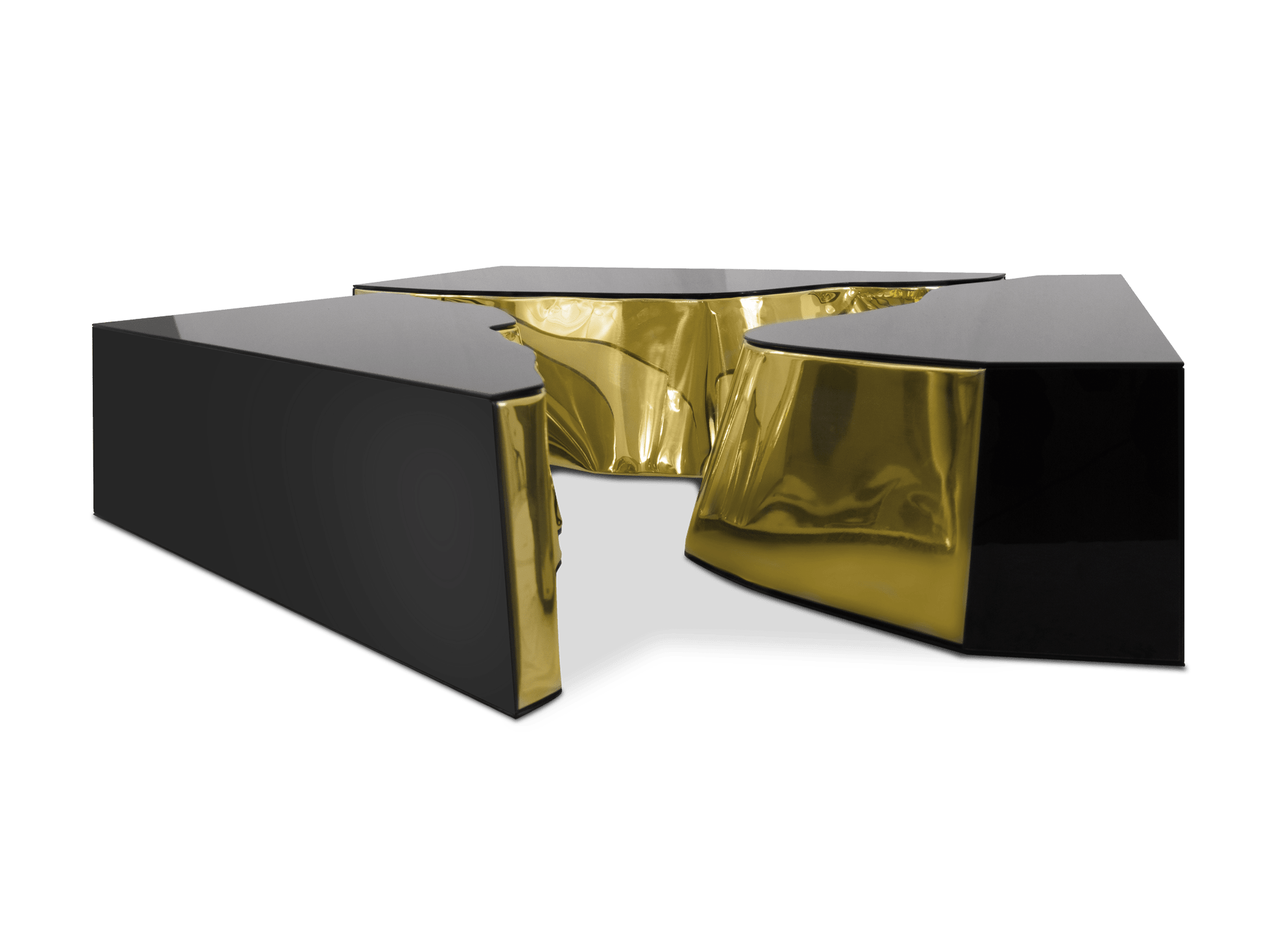 Журнальный столик Fissure Black Gold