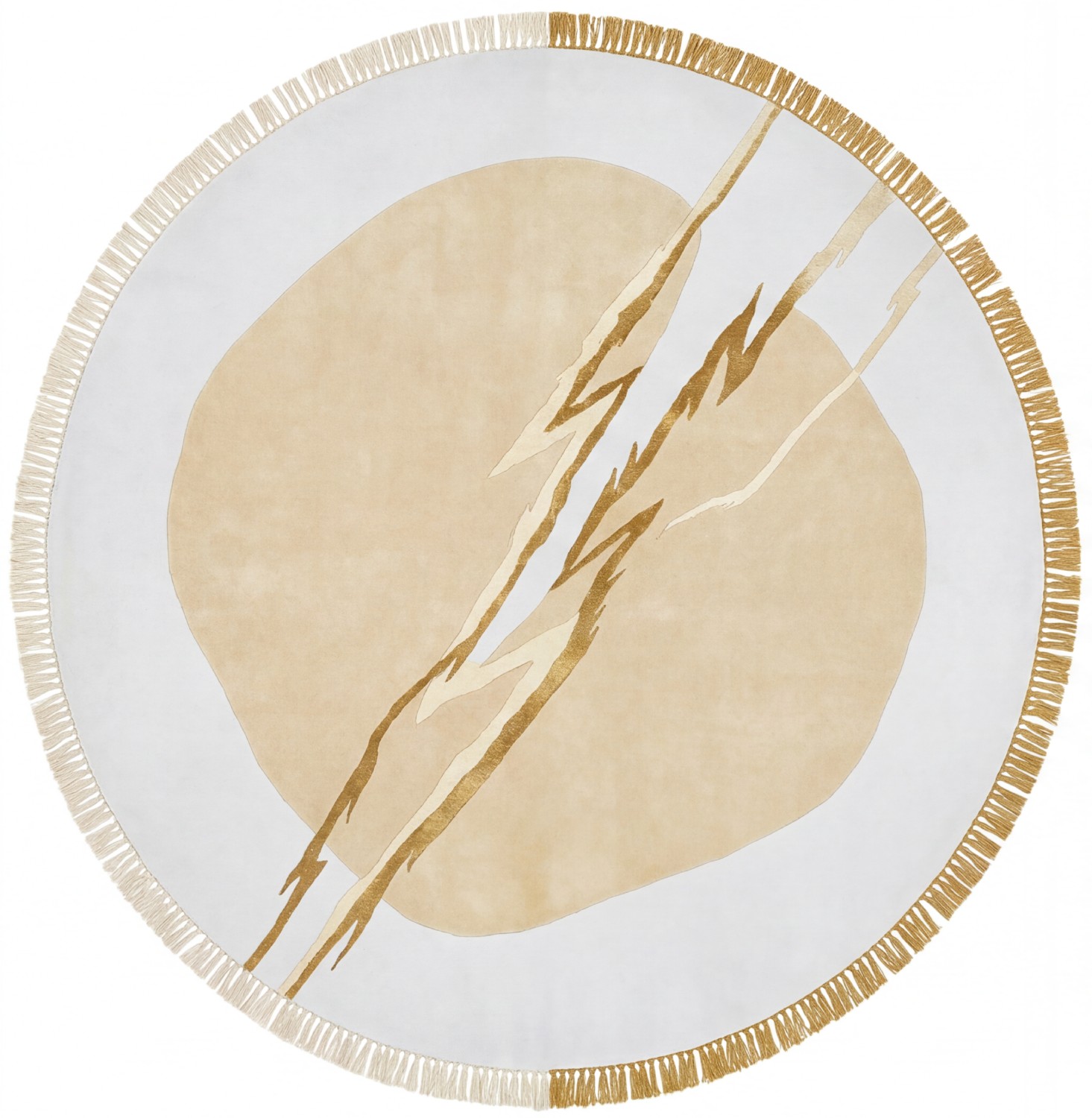 Ковер авторский Lightning Crest Ivory