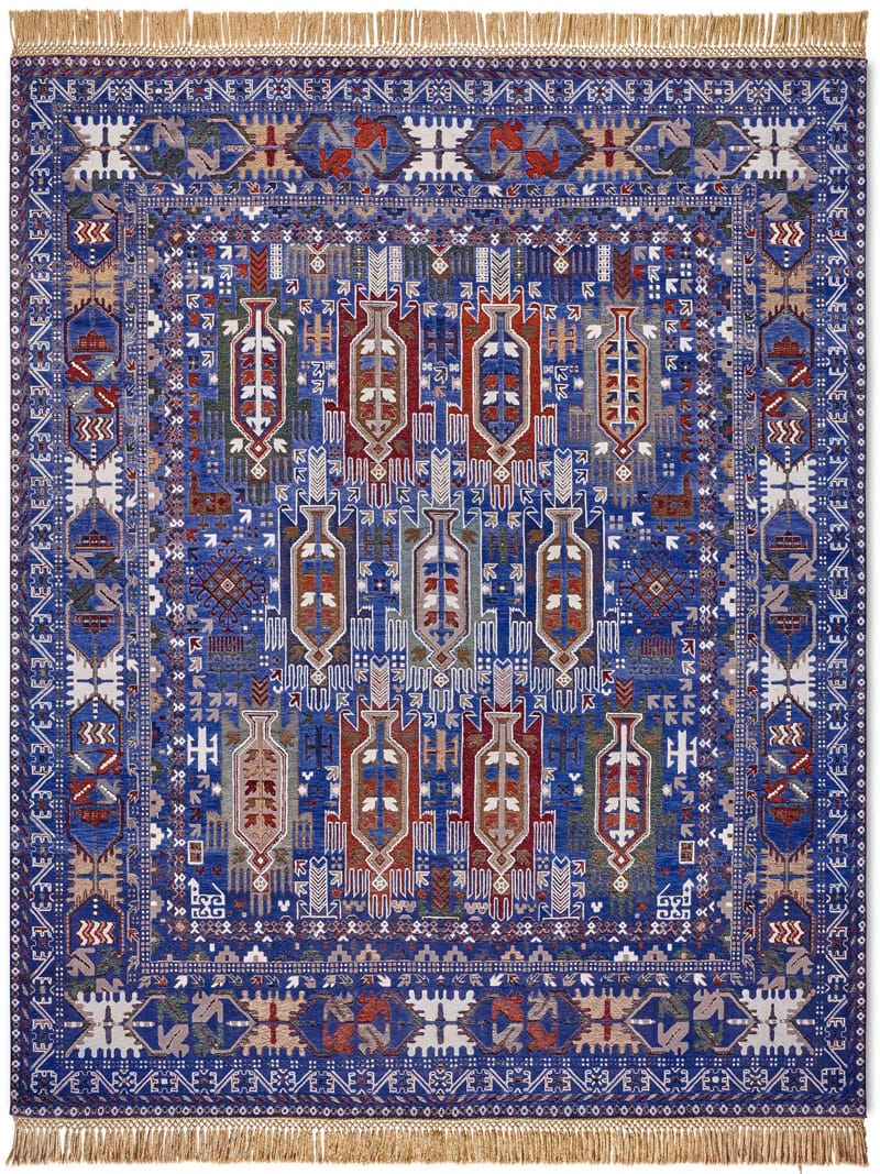 Ексклюзивний килим Balouch Blue | Розмір: 365 x 457 см
