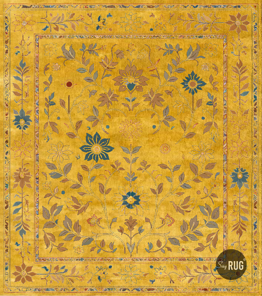 Ковер ручной работы Chennai Yellow