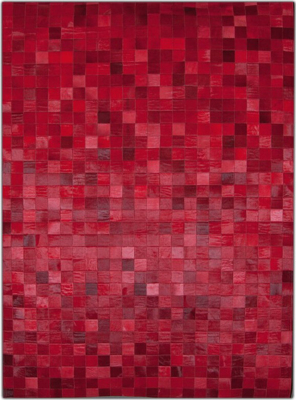 Ковер кожаный Mosaic Red
