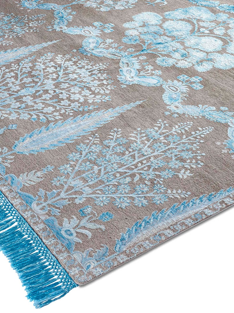 Премиальный ковер Mughal Blue / Grey | Размер: 274 x 365 см