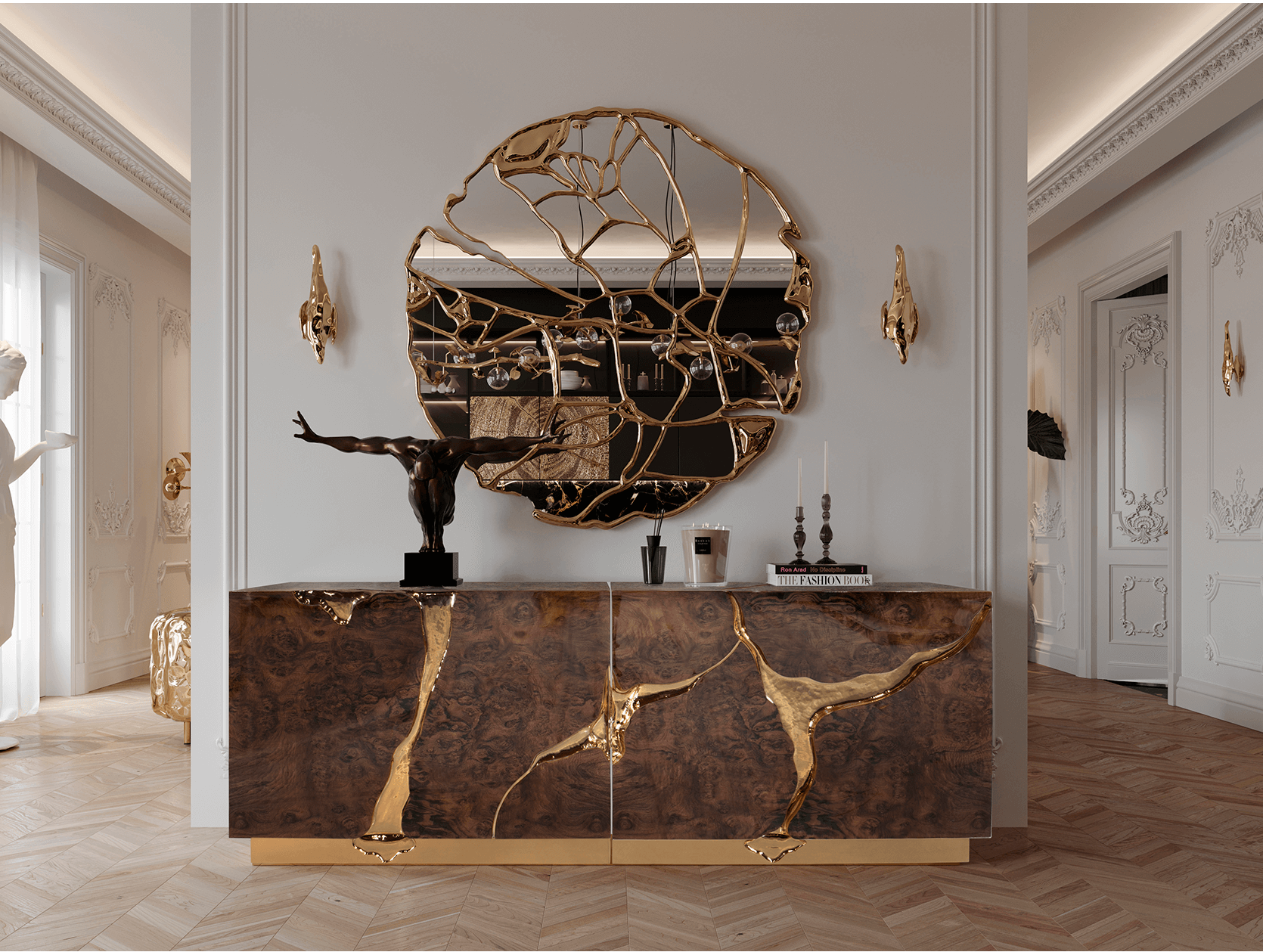Тумба Fissure Walnut