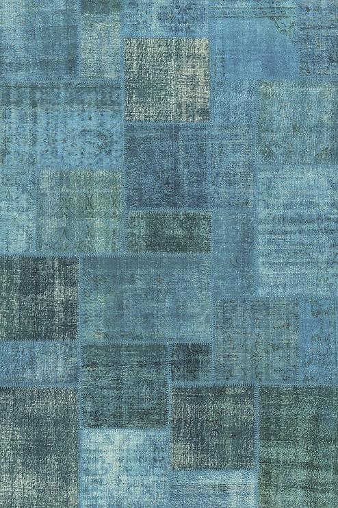 Килим печворк Dark Turquoise | Розмір: 300 x 400 см