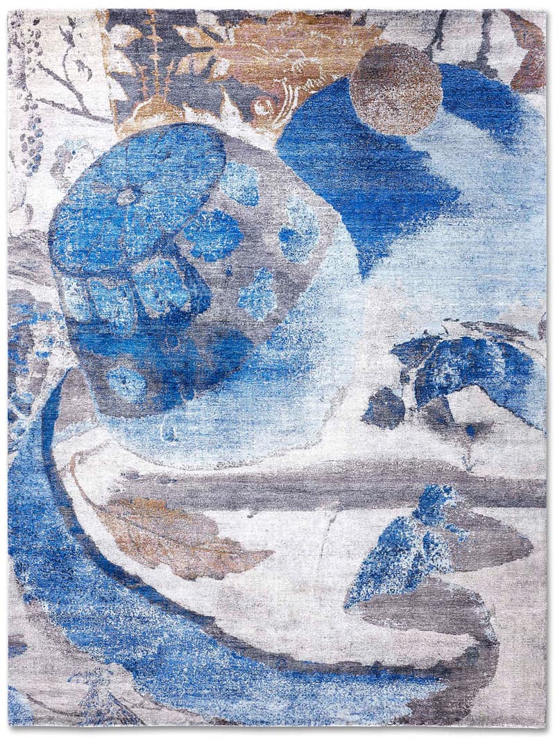 Витончений килим ручної роботи Blue Lemon | Розмір: 305 x 427 см