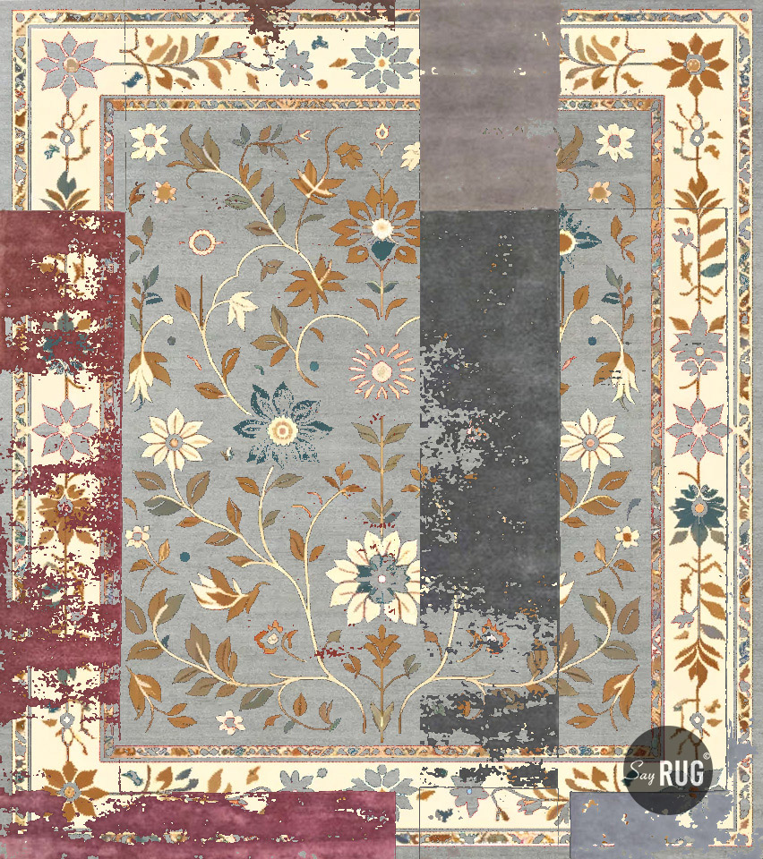 Дизайнерський килим Chennai Grey Geometry