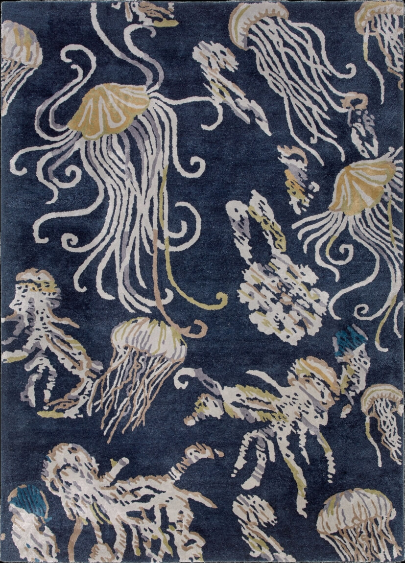 Килим Jellyfish Blue ☞ Розмір: 170 x 240 см