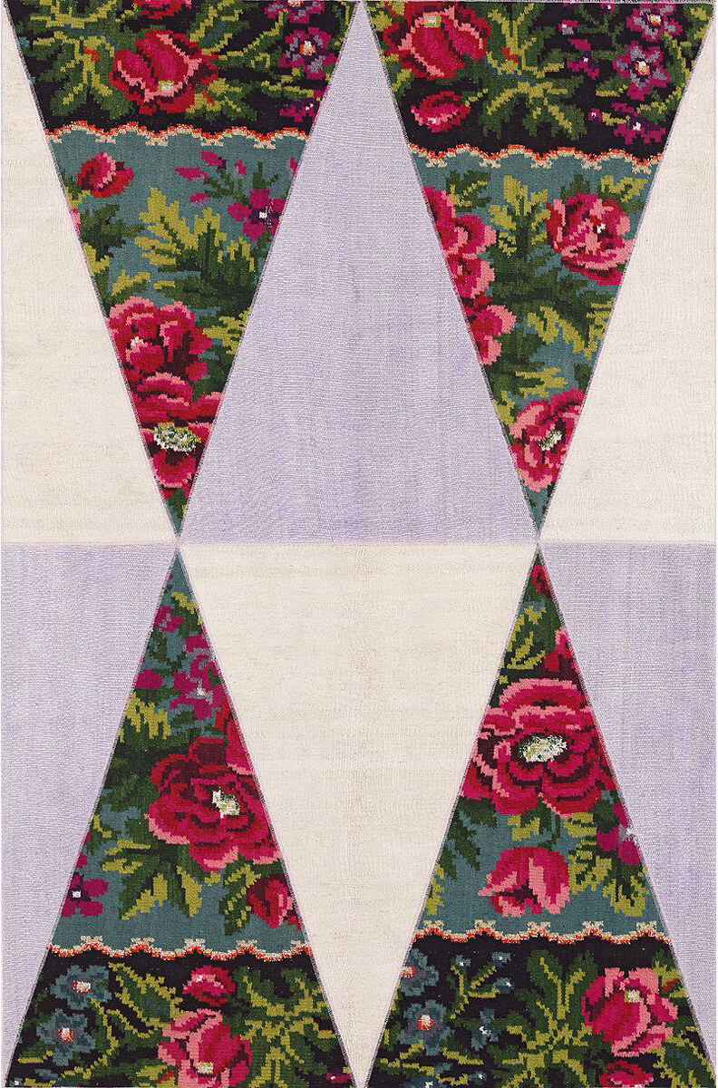 Килим Arlecchino Flower Lilla