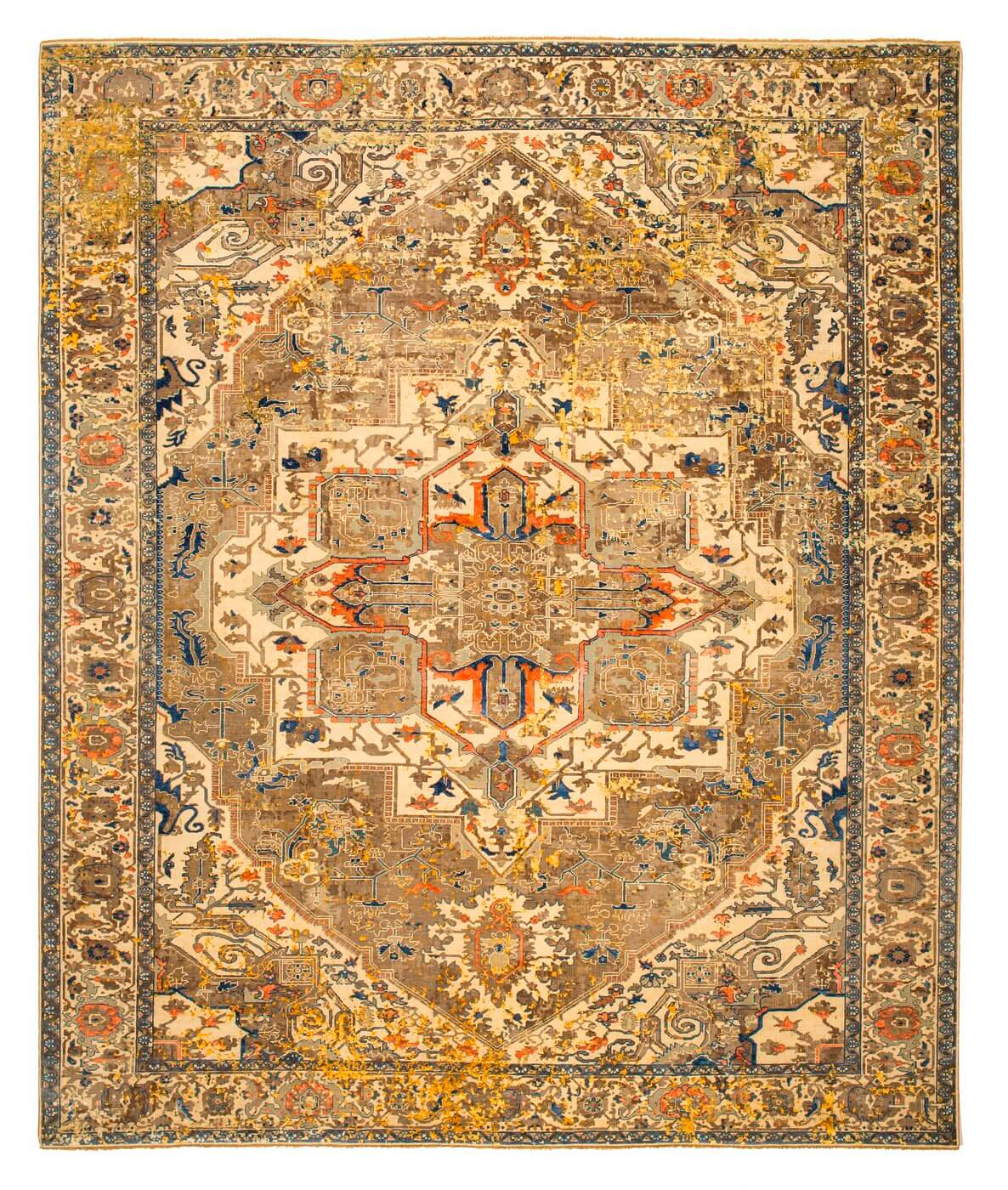 Килим Serapi Westminster Artwork 21 Beige Orange Silk