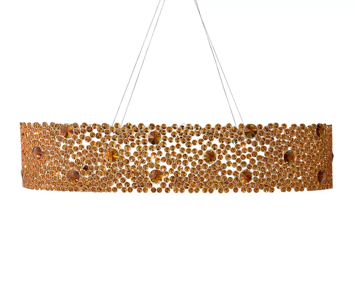 Люстра Eternelle Oval Bronze Glass