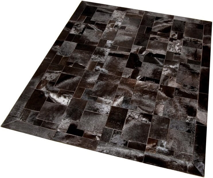 Килим з натуральної шкіри Puzzle ☞ Розмір: 180 x 260 см