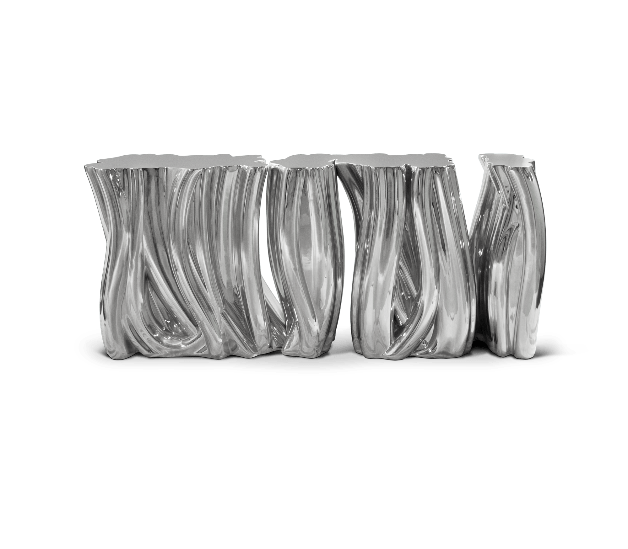 Тумба Monochrome Silver Premium