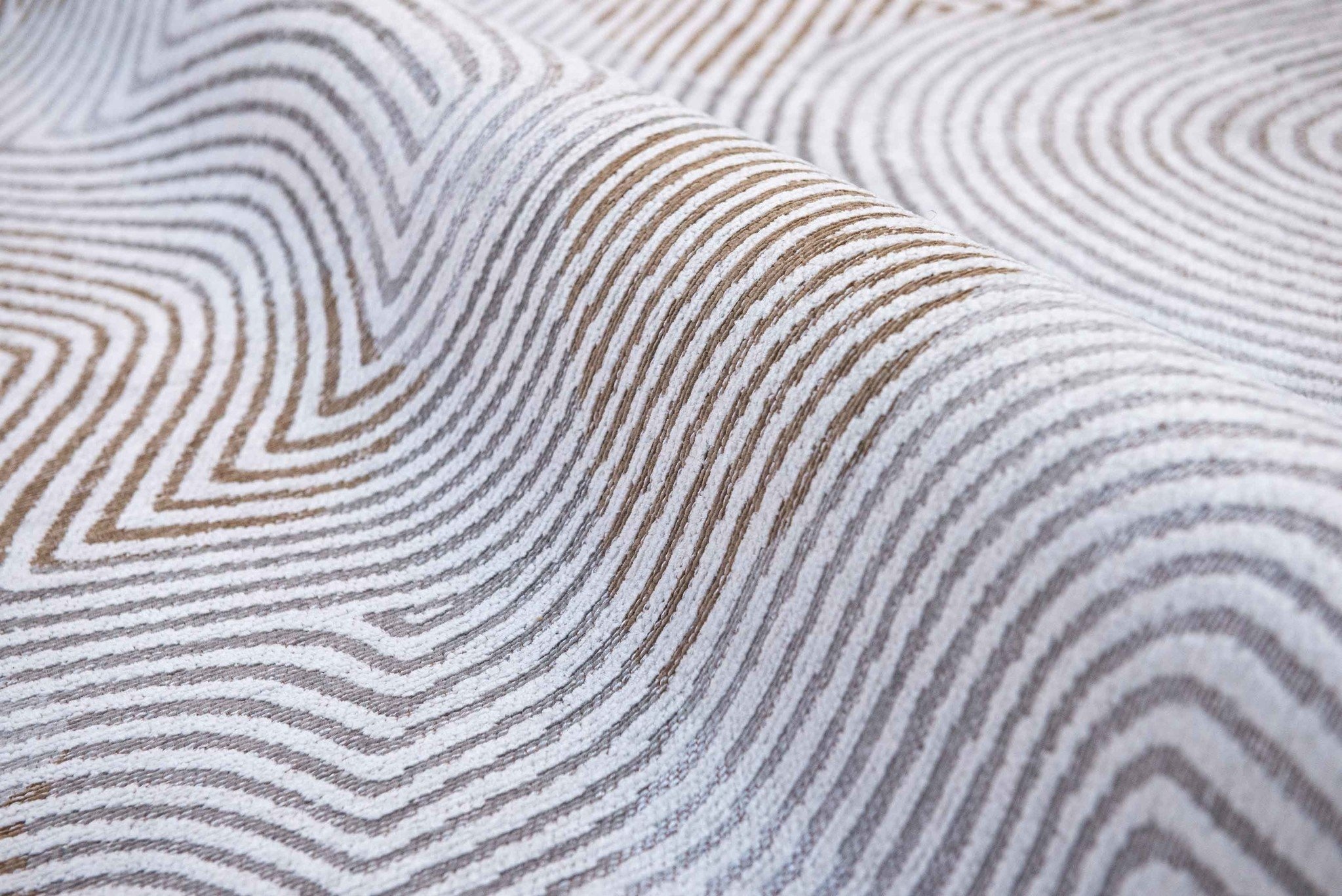 Бельгійський круглий килим Oyster White