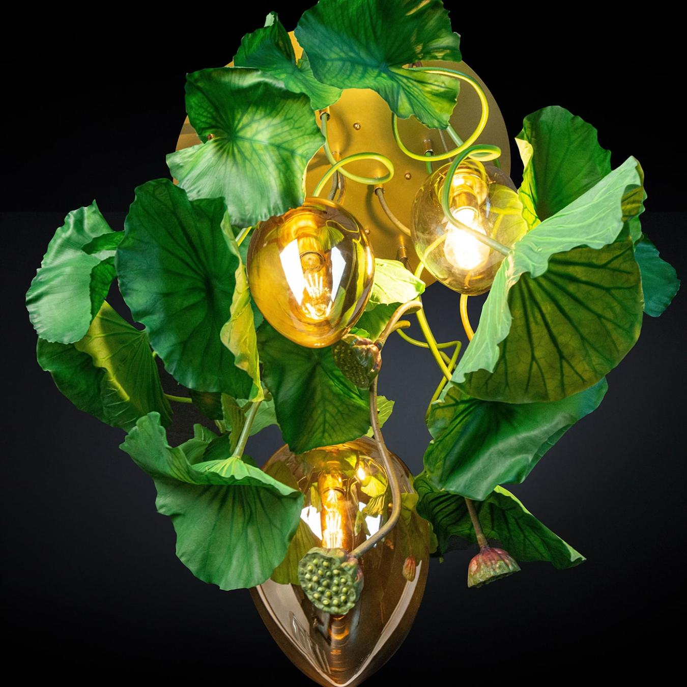 Круглая люстра Dichondra