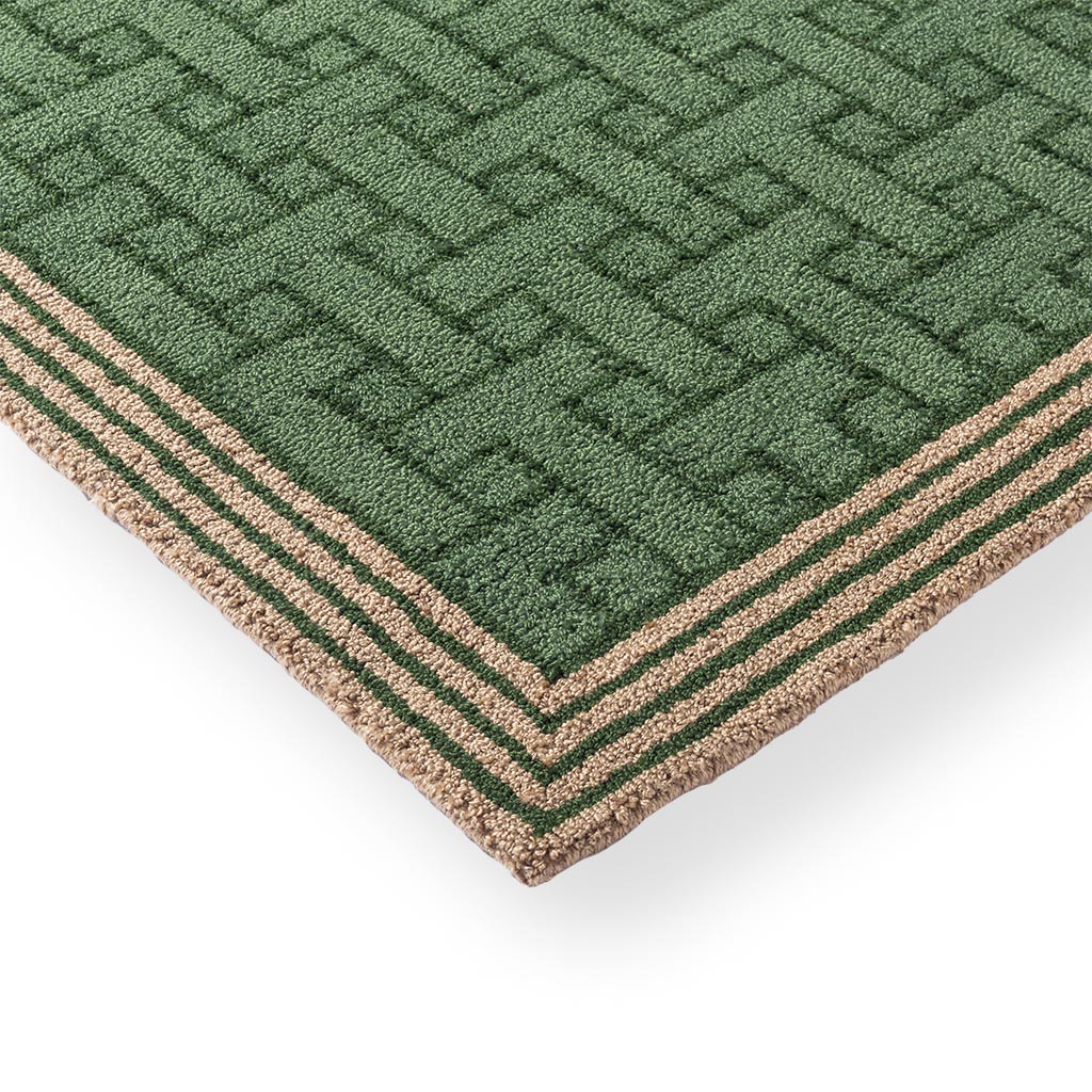 Уличный ковер TB T Monogram Jade Gr 455807 | Размер: 200 x 280 см