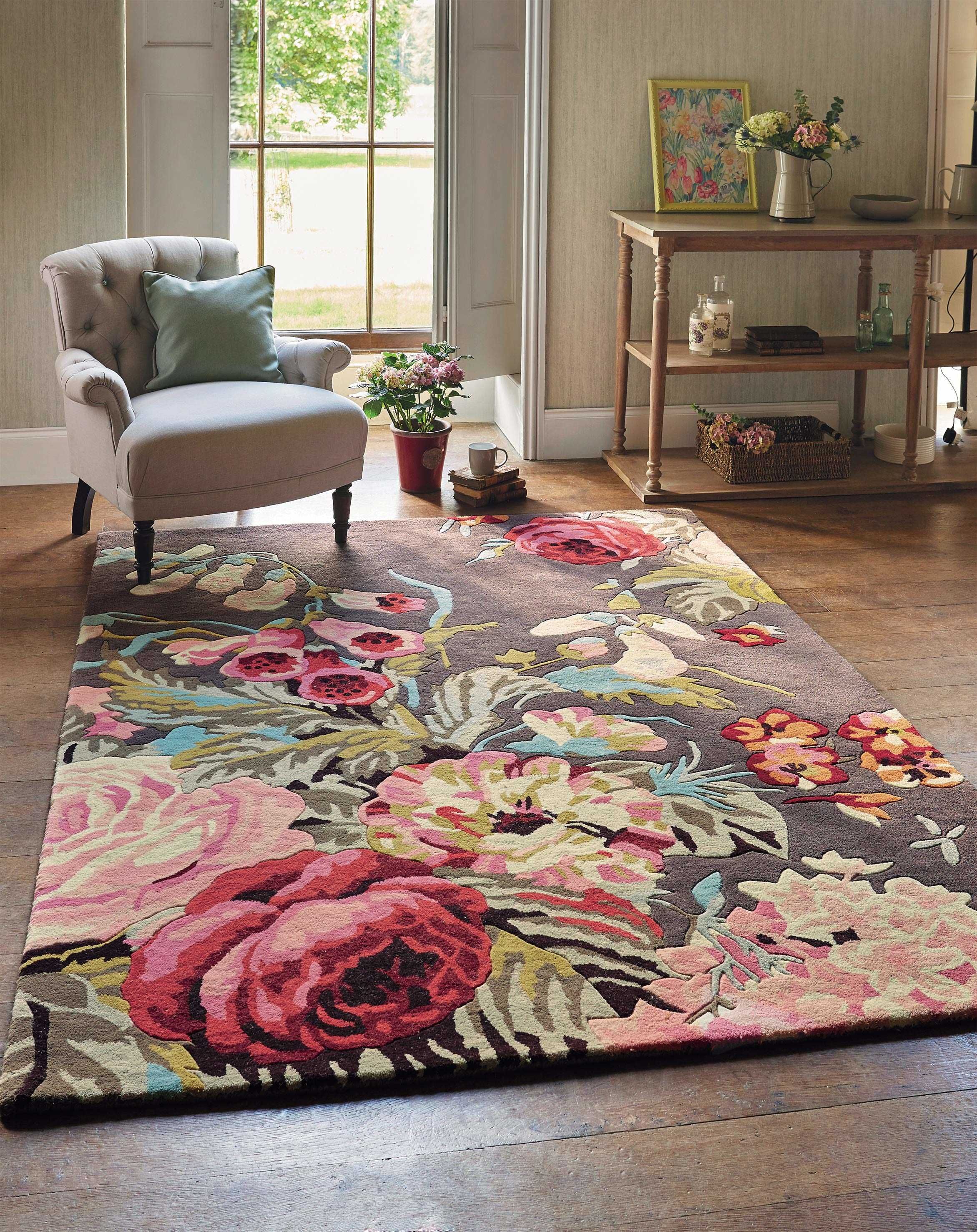 Килим квітковий Stapleton Park Rosewood ☞ Розмір: 140 x 200 см