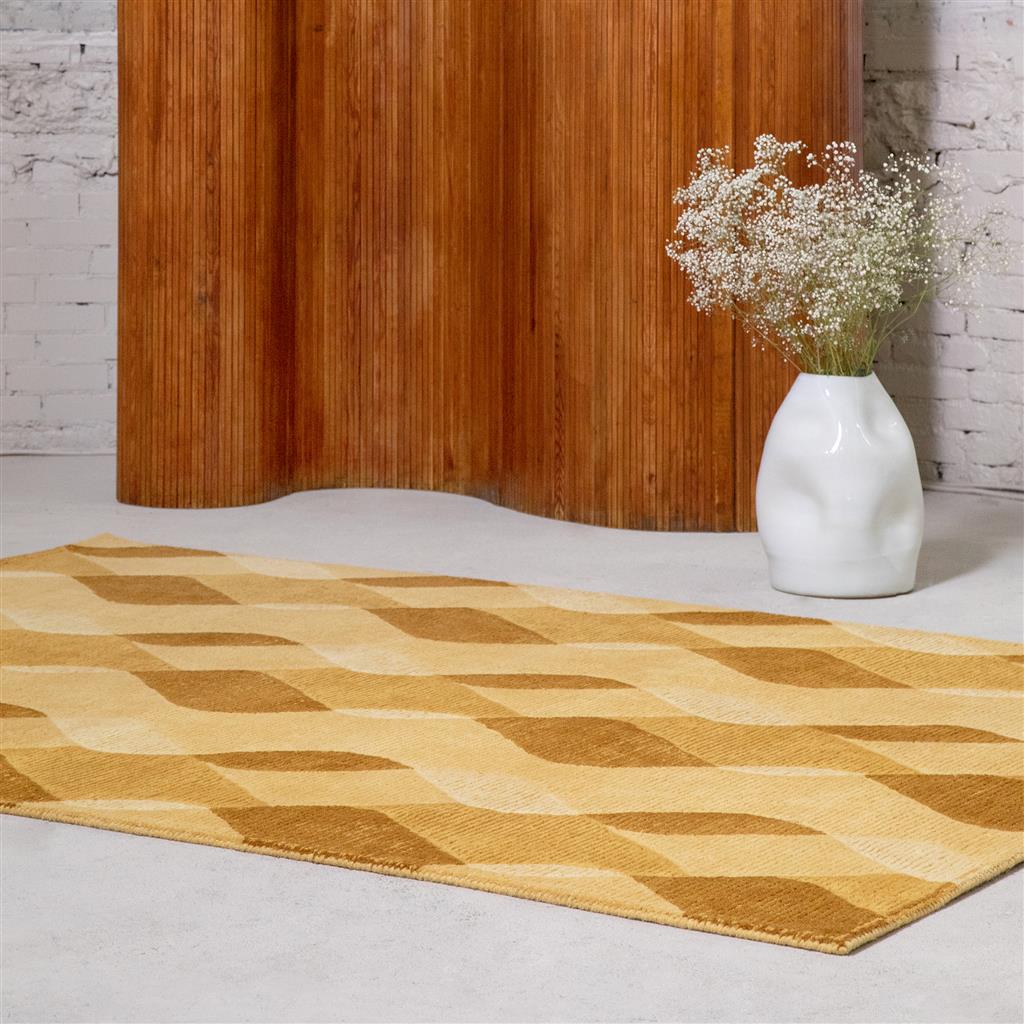 Килим Decor Riff Straw Yellow 098206 | Розмір: 140 x 200 см