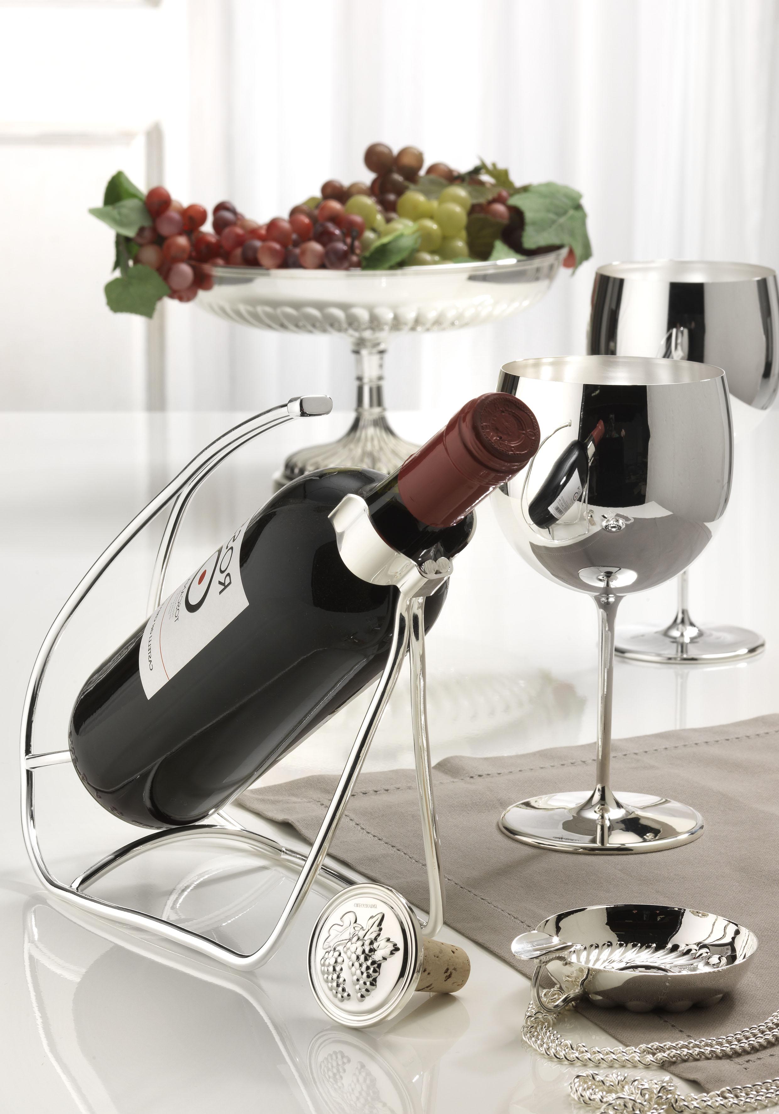 Королевский серебряный прямоугольный поднос с ручками - 3