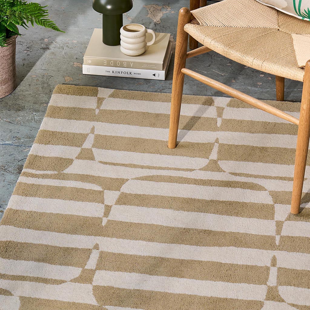Килим Block Stripe Pebble | Розмір: 120 x 180 см
