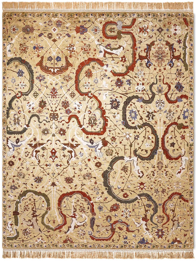 Елітний килим Tabriz Yellow