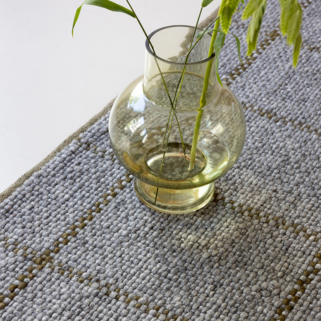 Килим Artisan Texture Check Slate/Oli | Розмір: 140 x 200 см