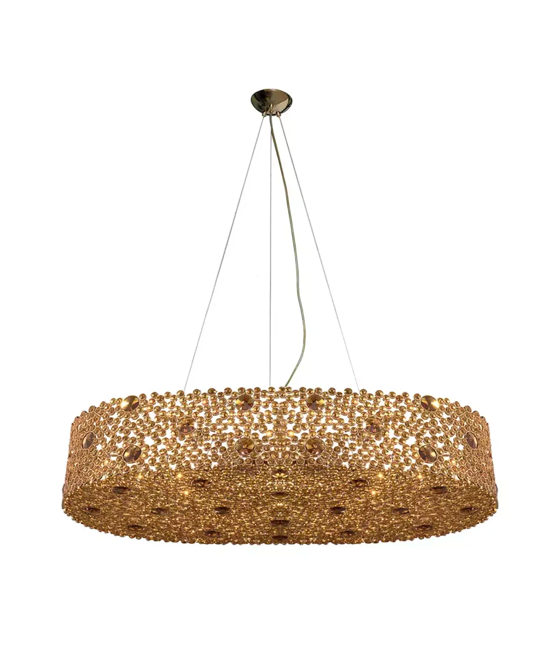 Люстра Eternelle Oval Bronze Glass
