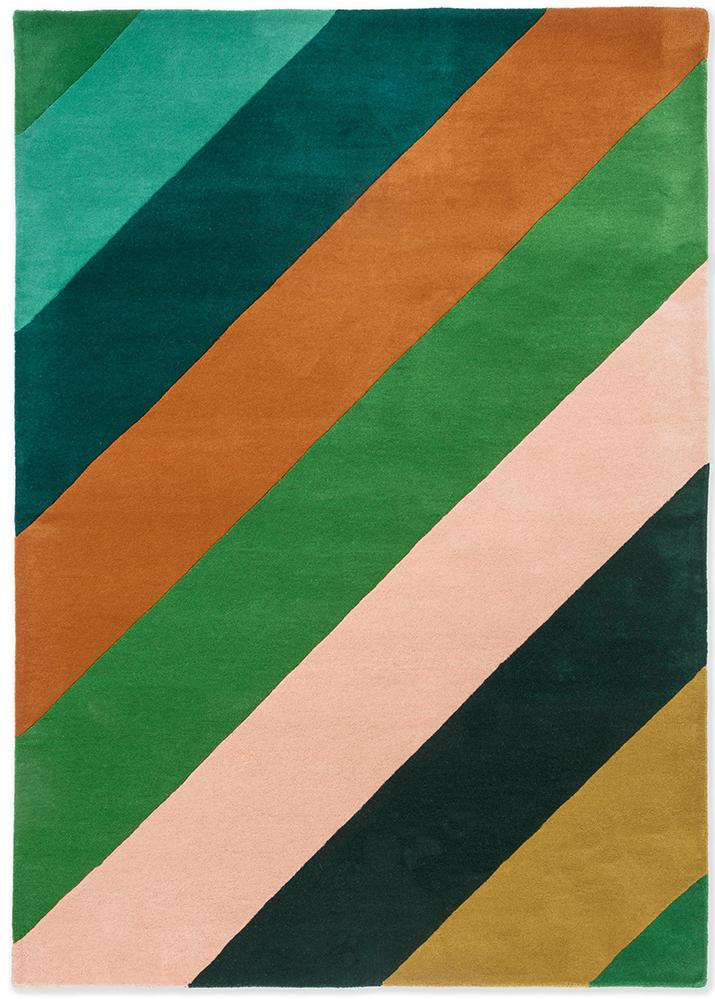 Ковер Rainbow Stripe Emerald/Amber | Размер: 170 x 240 см