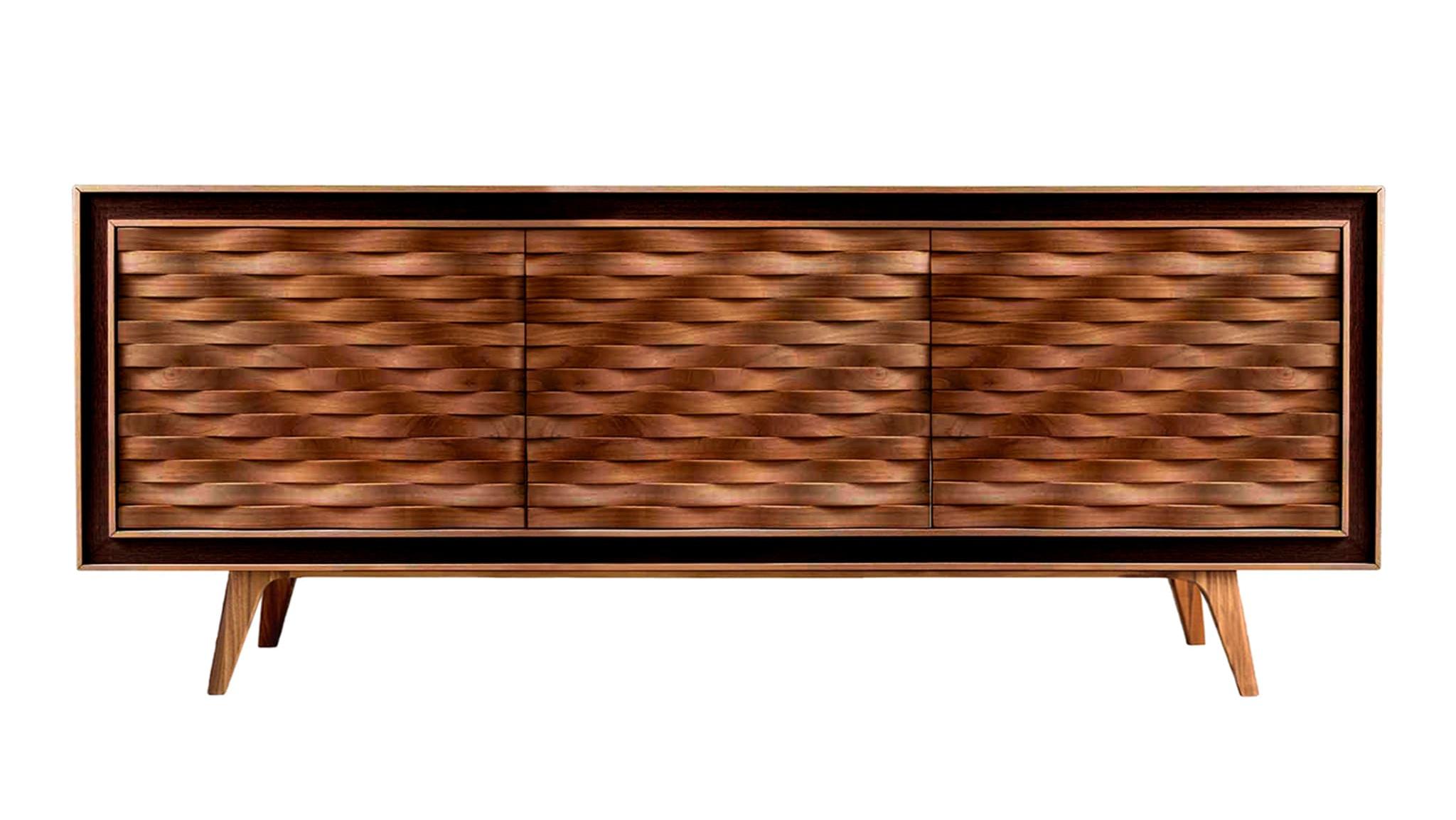 Тумба коричневая Quadra Brown | Конфигурация: 2-Doors
