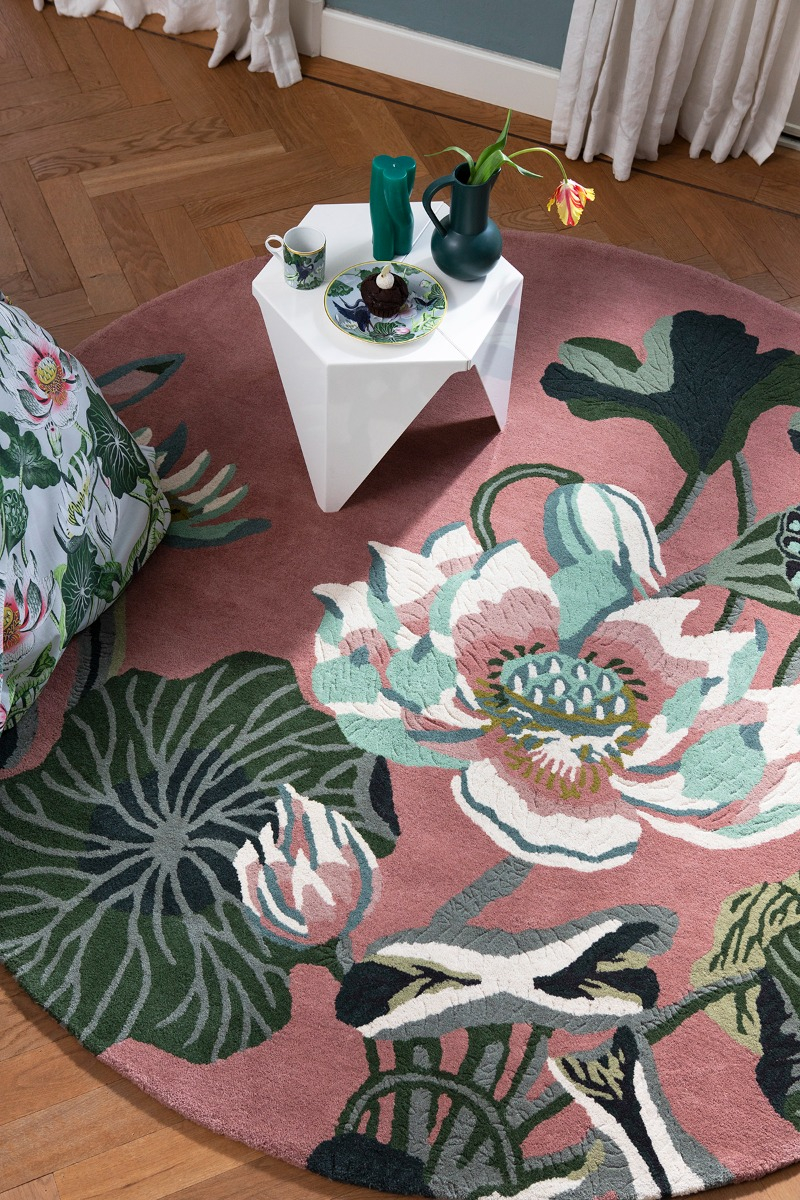 Килим Waterlily Dusty Rose Circle | Розмір: Ø 150 см