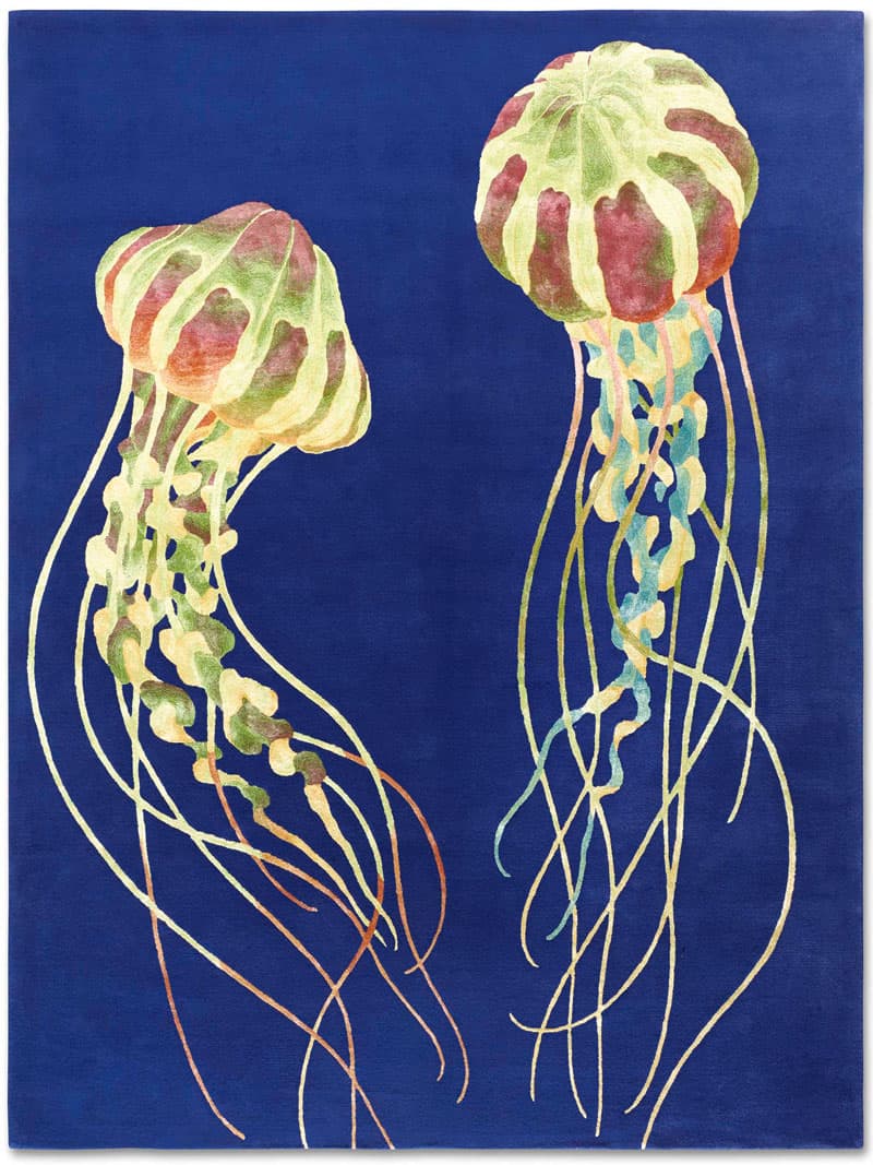 Ексклюзивний килим ручної роботи Jellyfish | Розмір: 274 x 365 см