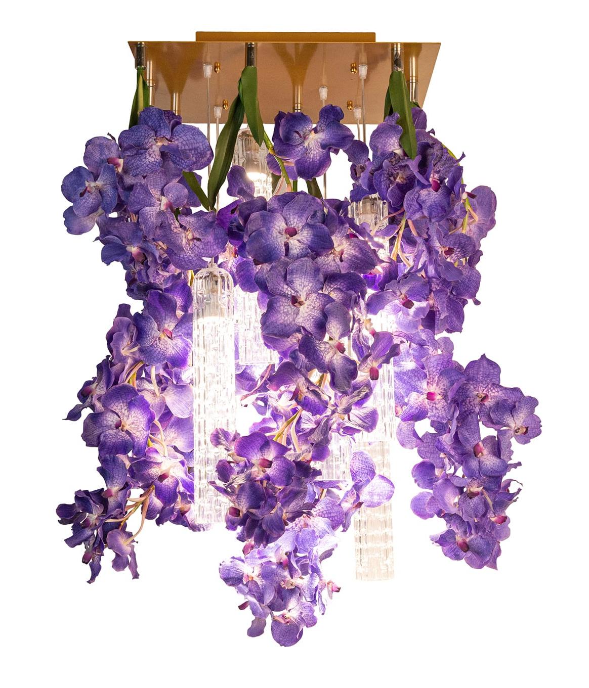 Квадратная люстра Vanda