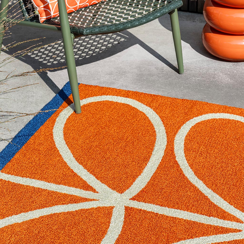 Ковер уличный Linear Branch Orange | Размер: 140 x 200 см