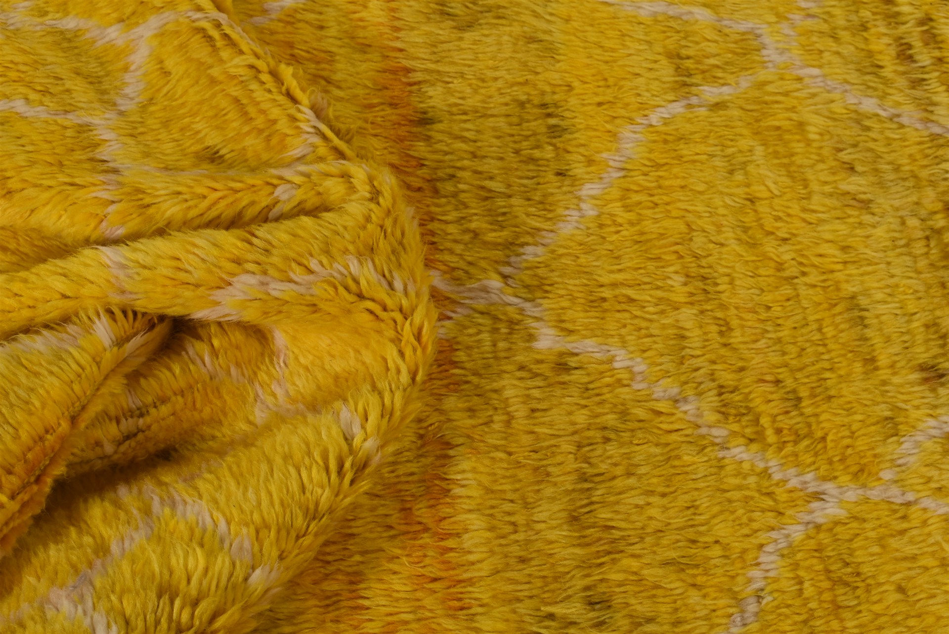 Килим ворсистий Berber Yellow