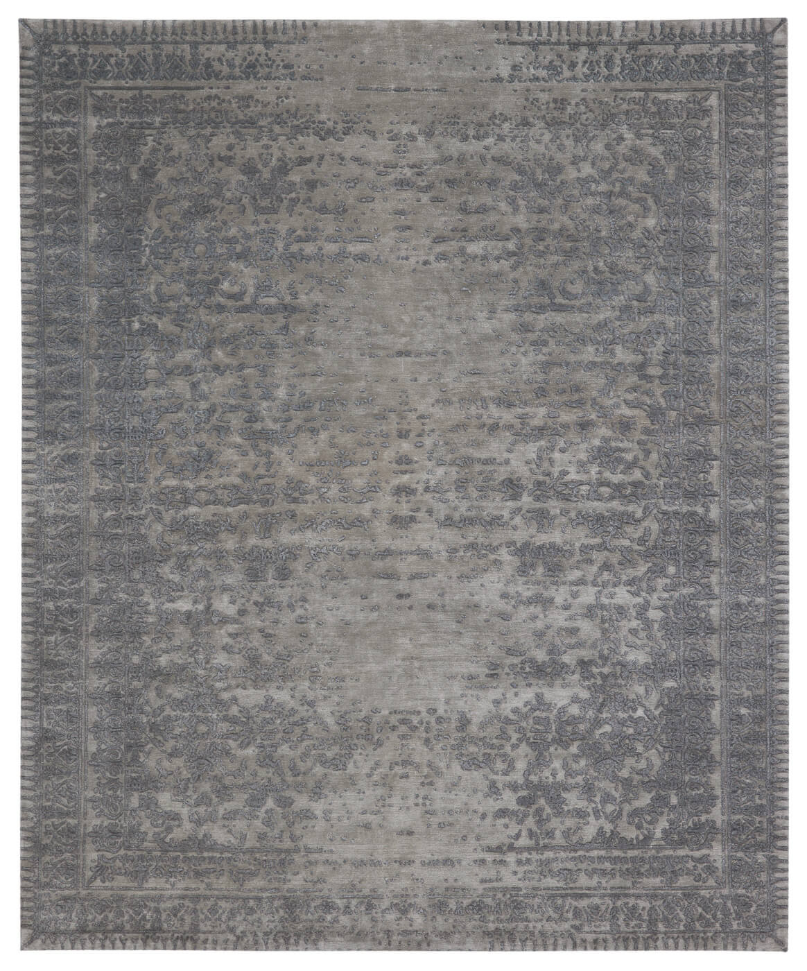 Ковер Ferrara Stomped Reverse Grey 2 ☞ Размер: 500 x 600 см