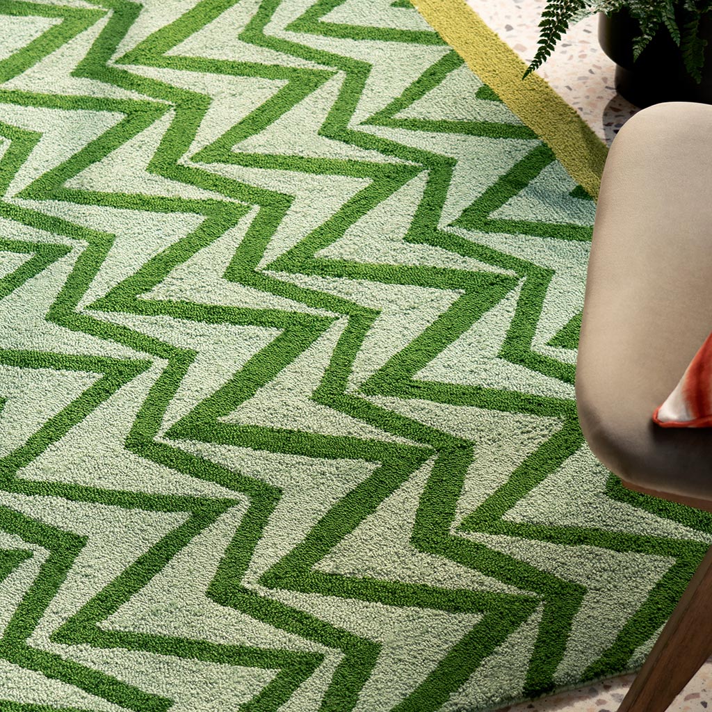 Килим вуличний Flat Weave Green | Розмір: 200 x 280 см
