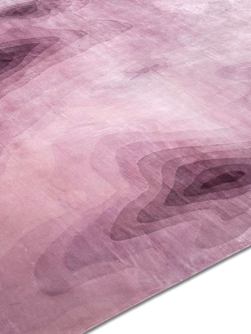 Преміальний килим ручної роботи Ocean Lilac