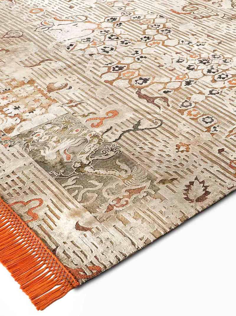 Элитный ковер Dragon Orange / Beige ☞ Розмір: 300 x 400 см