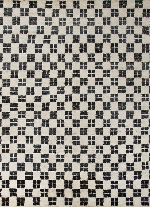 Берберский ковер Berber Black & White
