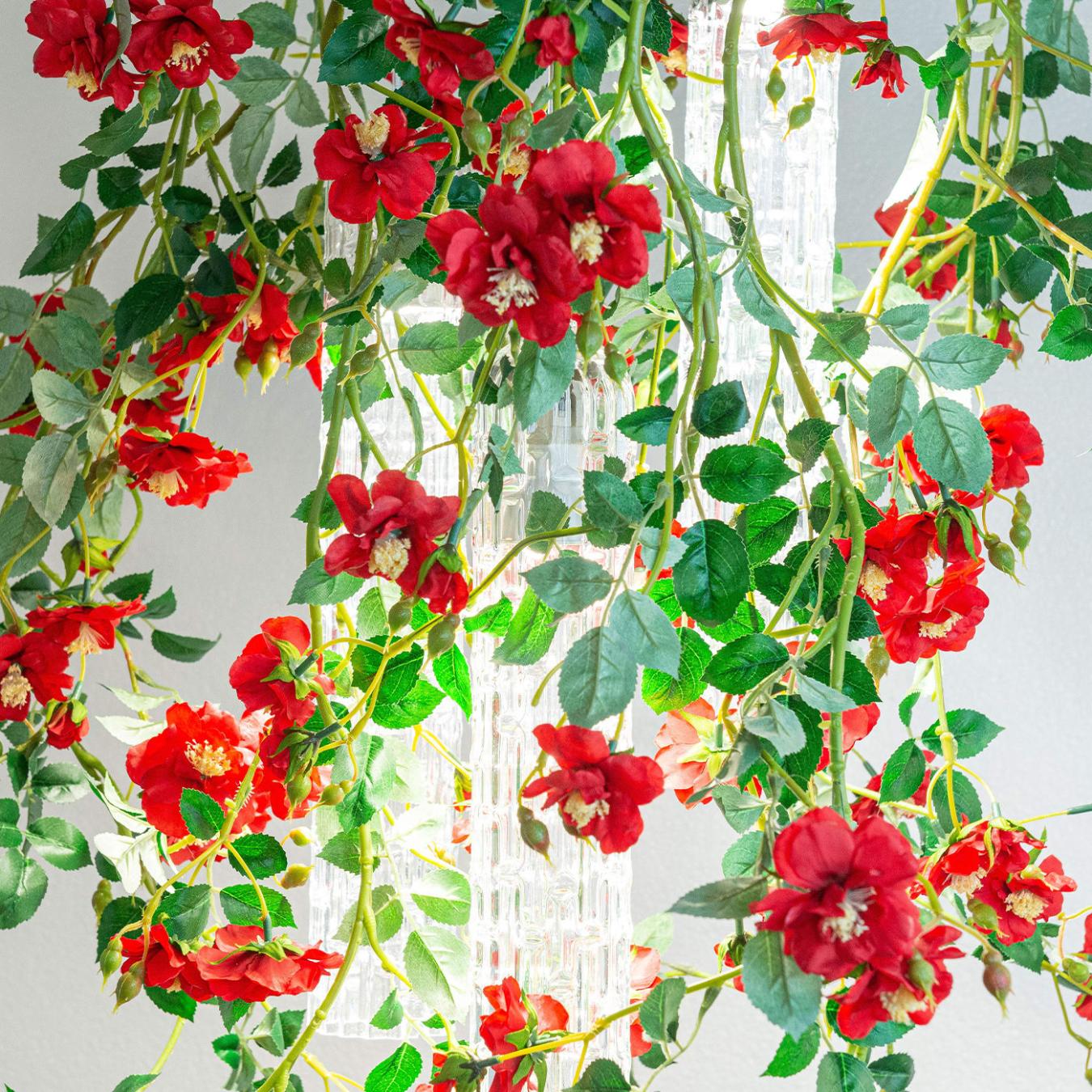 Мала люстра Red Roses