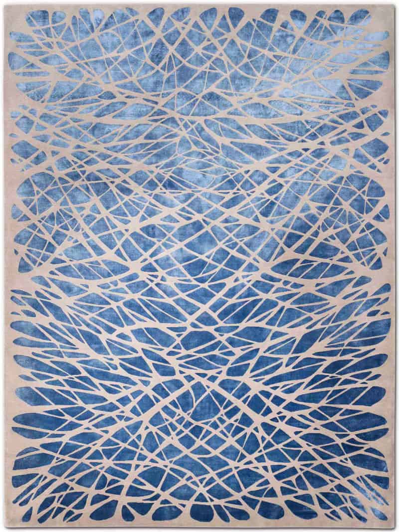 Эксклюзивный ковер Dresden Navy Blue ☞ Розмір: 365 x 457 см